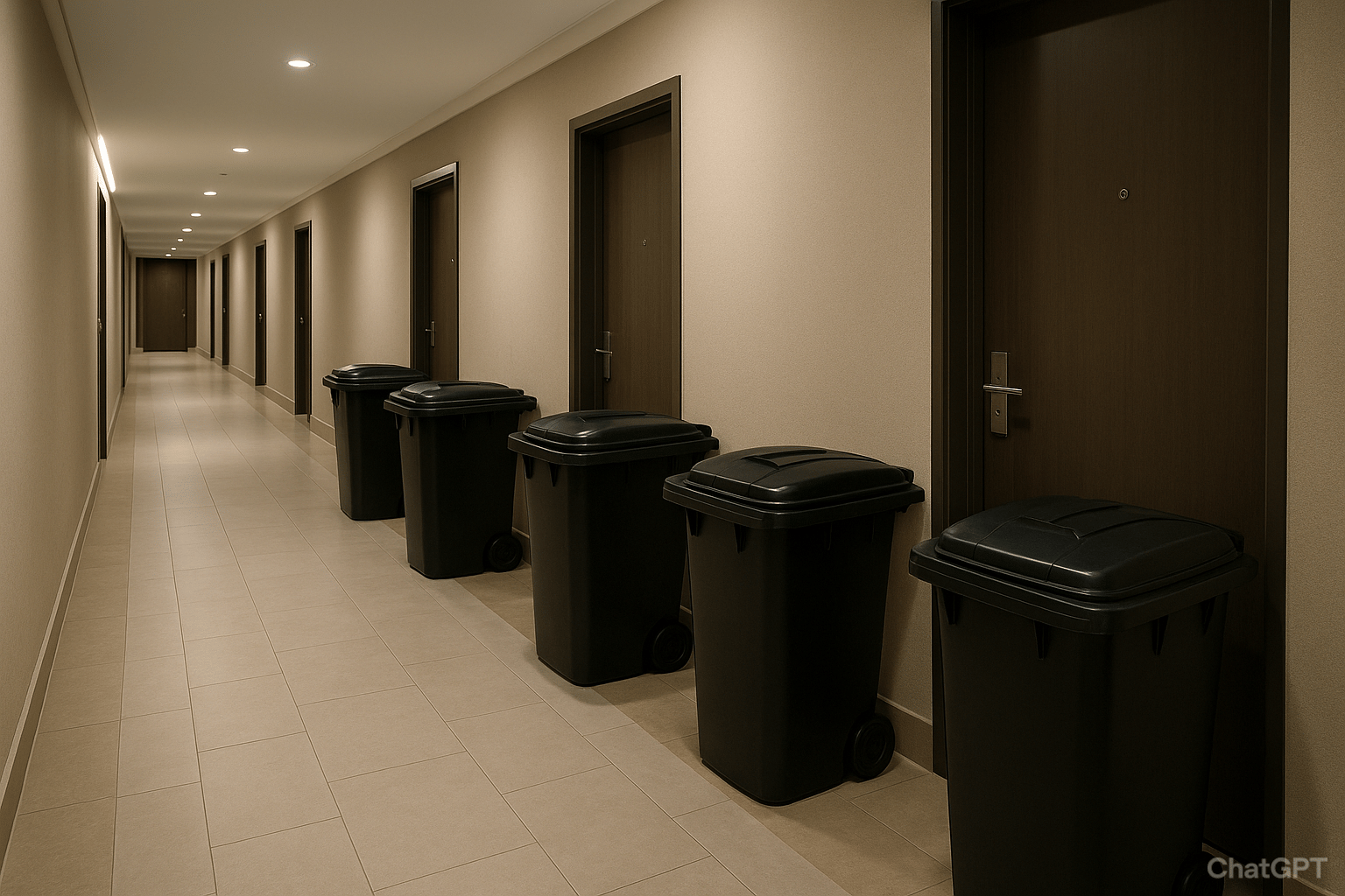 Apartments with Bins